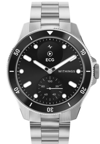 Smartwatch Smartwatch Withings HWA10 MODEL 9 ALL INT SCANWATCH Nova Black e Silve (ord.min.1.00 unità)