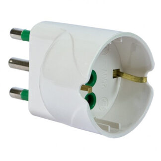 Adattatore presa elettrica Adattatore Fme Fanton 82610 E Bianco (ord.min.1.00 unità)