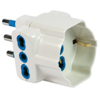 Adattatore presa elettrica Adattatore Fme Fanton 82640 E Bianco (ord.min.1.00 unità)