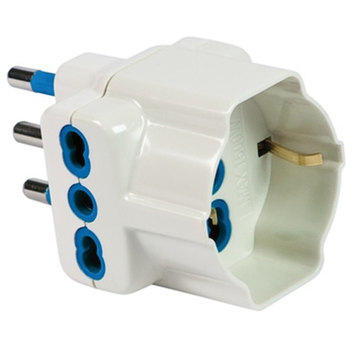 Adattatore presa elettrica Adattatore Fme Fanton 82640 E Bianco (ord.min.1.00 unità)