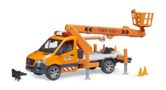 Mezzo stradale Modellino automezzo Bruder 02679 MERCEDES SPRINTER Furgone con piattaf (ord.min.1.00 unità)