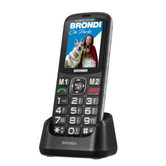 Cellulare Cellulare Brondi AMICO DI CASA+ Dual SIM Black (ord.min.1.00 unità)