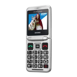 Cellulare Cellulare Brondi AMICO TUO Dual SIM Black e Silver (ord.min.1.00 unità)