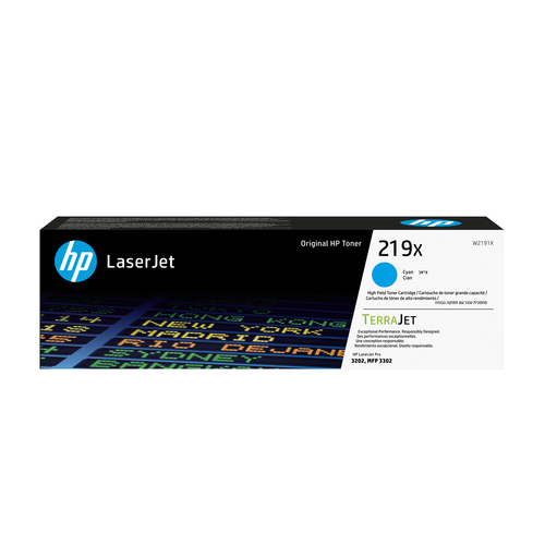 Toner Toner Hp W2191X LASERJET PRO 219X (ord.min.1.00 unità)