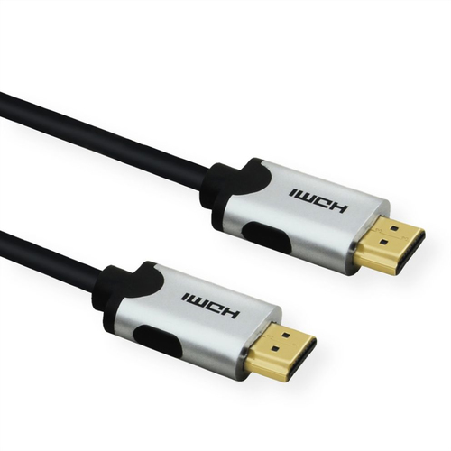 Cavo HDMI Cavo HDMI Itb 11 99 5940 Ultra High Speed Black e Silver (ord.min.1.00 unità)