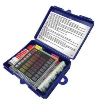 Analizzatore acqua piscina Test kit pH cloro e alcalinità Kokido K045C Analizzatore acqua piscina (ord.min.1.00unità)