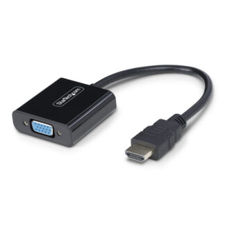 Convertitore video Startech.Com HD2VGAE3 HDMI a VGA Black Convertitore video (ord.min.1.00unità)