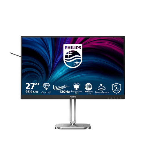 Monitor Monitor Philips 27B2N4500 00 4000 SERIES Black e Silver (ord.min.1.00 unità)
