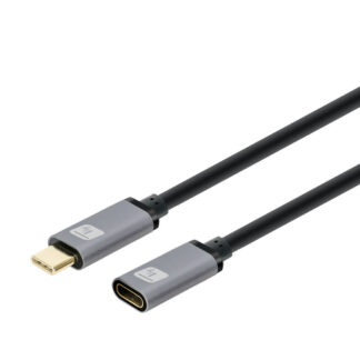 Cavo USB C Techly ICOC MUSB322 CMF 010 100W Black e Grey Cavo USB C (ord.min.1.00unità)