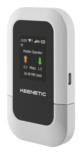 Mobile WI FI Mobile WI FI Keenetic KN 5110 01 EU ROAMER White e Grey (ord.min.1.00 unità)