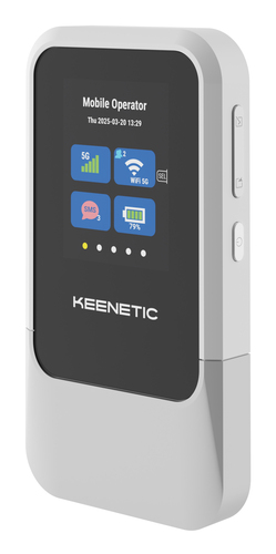 Mobile WI FI Mobile WI FI Keenetic KN 5210 01 EU ROAMER White e Grey (ord.min.1.00 unità)