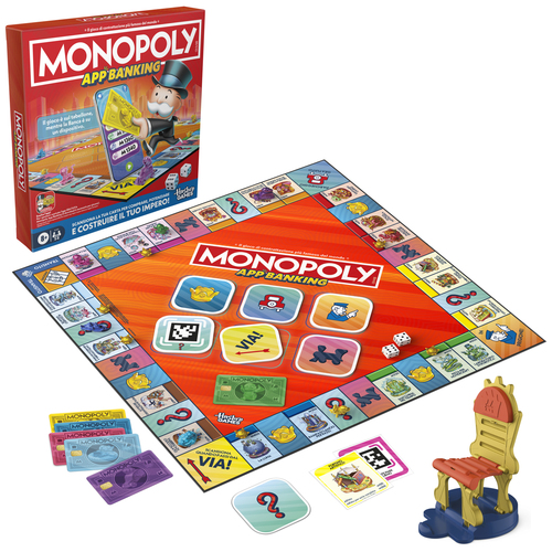 Gioco di società Gioco Hasbro G1424103 MONOPOLY App banking (ord.min.1.00 unità)