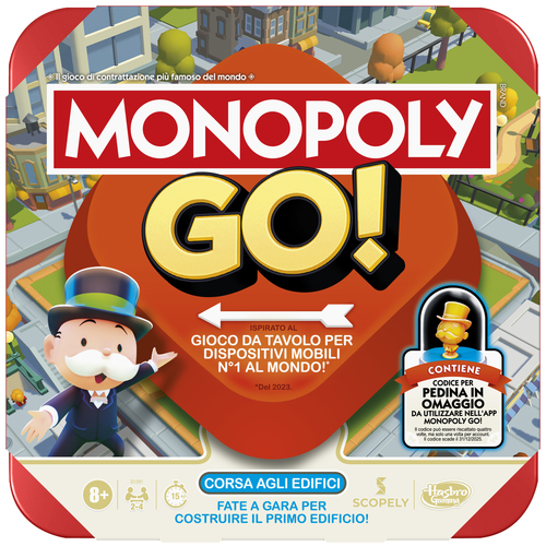 Gioco di società Gioco Hasbro G1291103 MONOPOLY Go! (ord.min.1.00 unità)