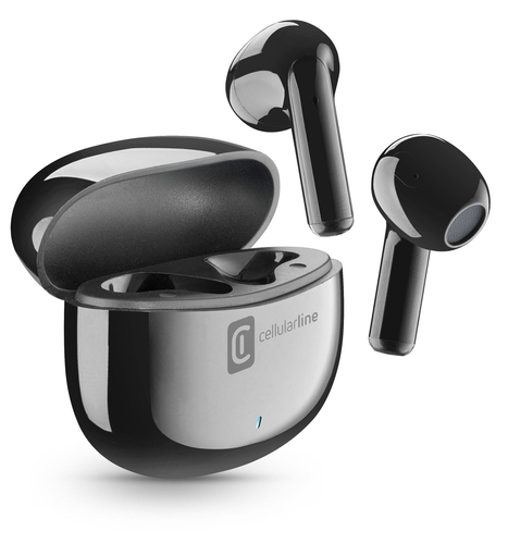 Auricolari microfono bluetooth Auricolari microfono bluetooth Cellular Line BTKAPSTWSK KAPS Tws Black (ord.min.1.00 unità)