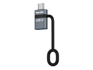 Adattatore computer Adattatore computer Hamlet XAD LCM AF USB C to USB A Gray (ord.min.1.00 unità)