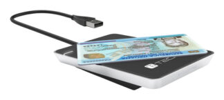 Lettore smart card Lettore smart card Techly I CARD CAM CIE Contactless Black e White (ord.min.1.00 unità)