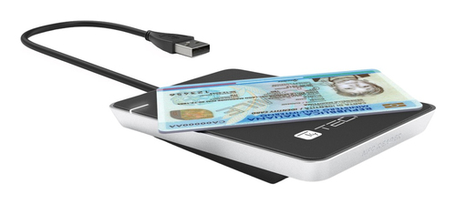 Lettore smart card Lettore smart card Techly I CARD CAM CIE Contactless Black e White (ord.min.1.00 unità)