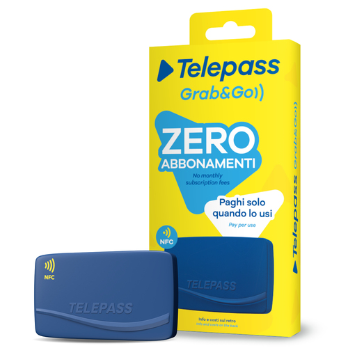 Transponder Transponder Telepass BTTELEPASSMART Grab & Go Blue (ord.min.1.00 unità)