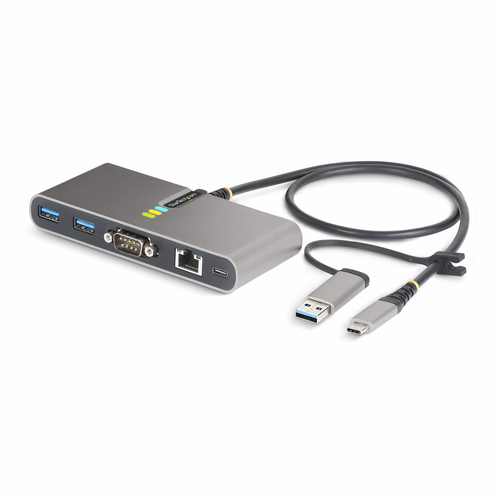 Hub multiporta HUB Startech.Com 5G2A1SGBB USB C HUB USB C Gray (ord.min.1.00 unità)
