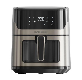 Friggitrice ad aria Friggitrice ad aria Black & Decker ES9730070B BXAF6500E Black e Inox (ord.min.1.00 unità)