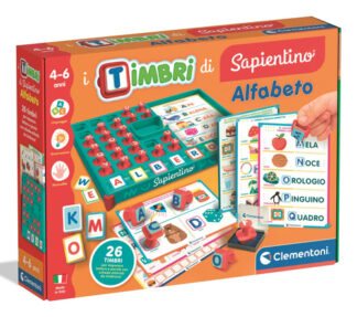Prescolare Gioco prescolare Clementoni 16693 SAPIENTINO I Timbri dell'Alfabeto (ord.min.1.00 unità)