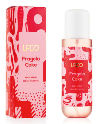 Fragola cake body spray 250 ml Lpdo Colonie e acque profumate (ord.min.1.00unità)