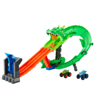 Playset pista Playset Demolizioni del Drago Mattel JFR06 HOT WHEELS MONSTER TRUCKS (ord.min.1.00 unità)
