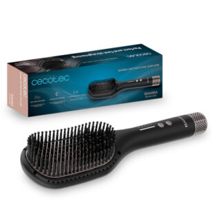 Piastra capelli Piastra capelli Cecotec 03385 BAMBA InstantCare AirFlow Black e Rose g (ord.min.1.00 unità)