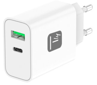 Caricabatterie USB Caricabatterie Techly 621901 GaN IPW USB 30WACG White (ord.min.1.00 unità)
