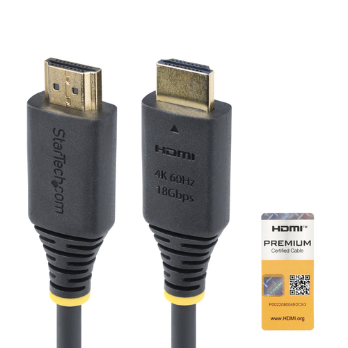 Cavo HDMI Cavo HDMI Startech.Com HDMI2 CABLE 4K60 50C PREMIUM 2.0 Black (ord.min.1.00 unità)