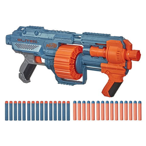 Fucile blaster Fucile blaster Hasbro E9527 NERF Elite 2.0 Shockwave RD15 30 cp (ord.min.1.00 unità)
