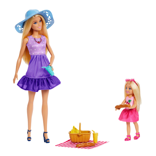 Set bambola Set bambola Mattel JBF43 BARBIE Family & Friends Picnic (ord.min.1.00 unità)