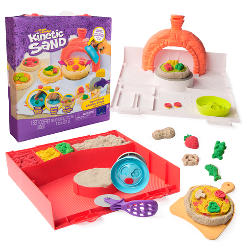 Sabbia creativa Sabbia creativa Spin Master 6072551 KINETIC SAND Squish Pizza (ord.min.1.00 unità)