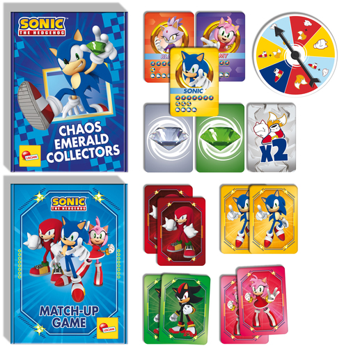 Zainetto Zainetto Lisciani 104536 SONIC 2 in 1 con gicohi carte (ord.min.1.00 unità)