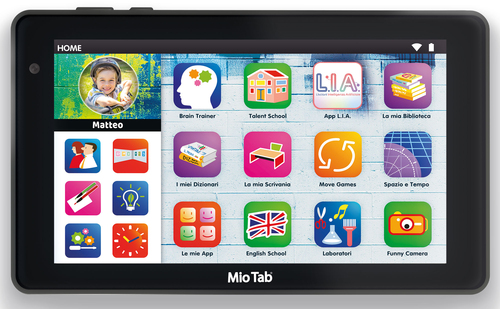 Tablet Tablet Lisciani 114214 HI TECH Mio Tab L.I.A. Black e Blue (ord.min.1.00 unità)