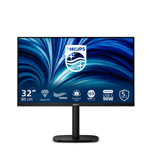 Monitor Monitor Philips 32B2U3601 00 3000 SERIES Black (ord.min.1.00 unità)