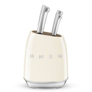 Ceppo con coltelli Smeg KBSF02CR 50 STYLE Panna Ceppo con coltelli (ord.min.1.00unità)