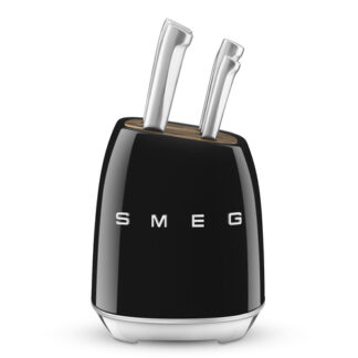 Ceppo con coltelli Smeg KBSF02BL 50 STYLE Nero Ceppo con coltelli (ord.min.1.00unità)