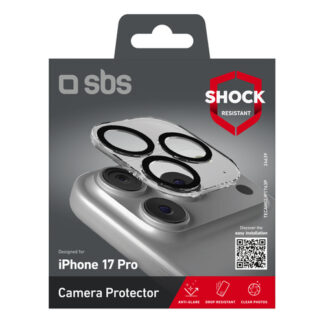 Pellicola protettiva schermo Protezione schermo Sbs TECAMGLIP1763P IPHONE CAMERA LENS PROTECTOR 17 (ord.min.1.00 unità)