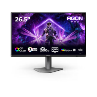 Monitor Monitor Aoc AG276QKD2 AGON PRO Black e Gray (ord.min.1.00 unità)
