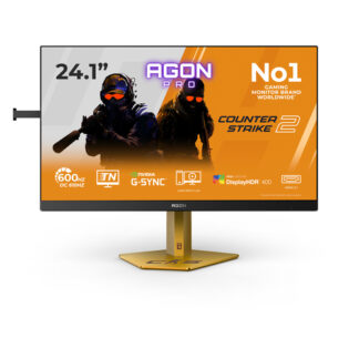Monitor Monitor Aoc AG246FK6 AGON PRO Black e Gray (ord.min.1.00 unità)
