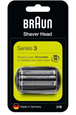 Testina ricambio rasoio Testina ricambio rasoio Braun 736879 SERIES 3 21B Shaver Head Black (ord.min.1.00 unità)