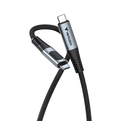 Cavo USB Cavo USB Verbatim 31849 SYNC & CHARGE 240W Display Black (ord.min.1.00 unità)