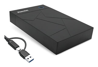 Box esterno hard disk Box esterno hard disk Hamlet HXD3U6G AC 3.2 Storage Station Black (ord.min.1.00 unità)
