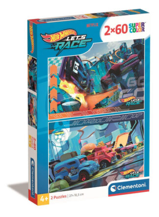 Puzzle Puzzle Clementoni 24816 HOT WHEELS Super Color (ord.min.1.00 unità)
