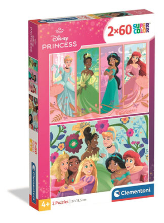 Puzzle Puzzle Clementoni 24824 DISNEY PRINCESS Super Color (ord.min.1.00 unità)