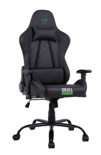 Sedia gaming Sedia gaming Skull Factory SF ACC0113 Advance Black e Green (ord.min.1.00 unità)
