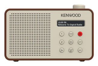 Radio Radio Kenwood CR M25DAB T DAB+ Automatic Safety Alert Moccha (ord.min.1.00 unità)