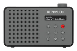 Radio Radio Kenwood CR M25DAB H DAB+ Automatic Safety Alert Gray e Black (ord.min.1.00 unità)