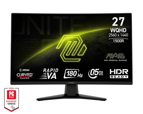 Monitor Monitor Msi 9S6 3CE31T 007 MAG 274CQF Curvo Black (ord.min.1.00 unità)